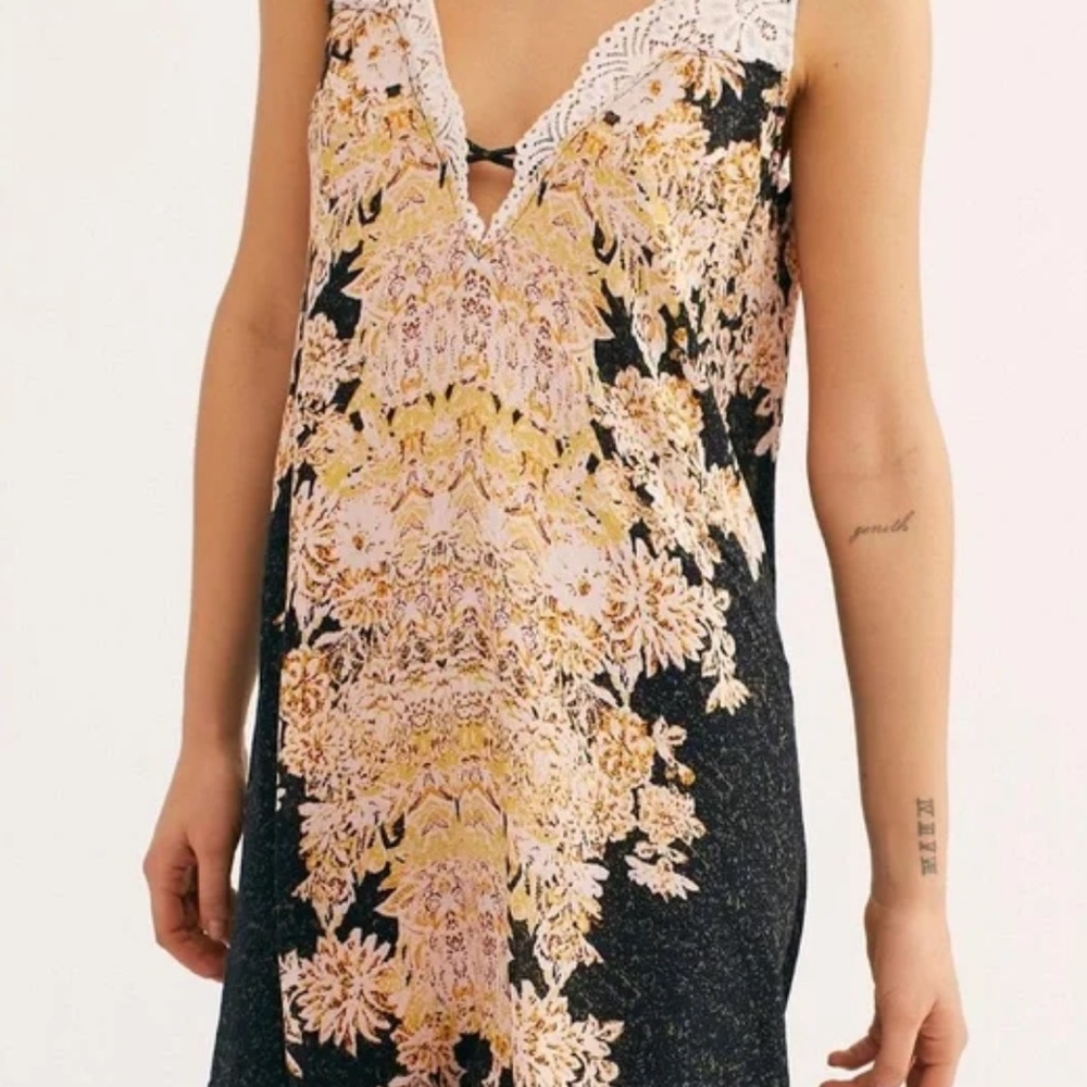 Free People Morning Sun Lace Slip Dress - Picture 9 of 9